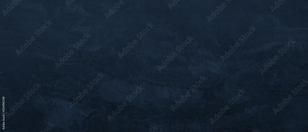 Poster Wide rough gritty dark blue texture for banner web page template design.