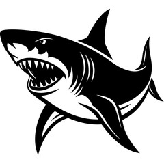 Obraz premium shark vector illustration