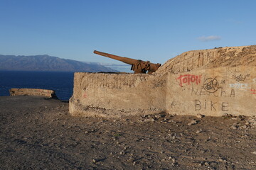 Historische Kanone auf São Vicente Kap Verde
