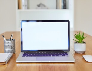 Fototapeta premium Clean and Stress-Free Organized Minimalist Workspace