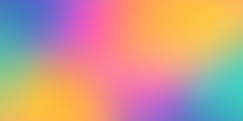 Vibrant Holographic Rainbow Gradient Background - Seamless Colorful Abstract Backdrop for Modern Designs