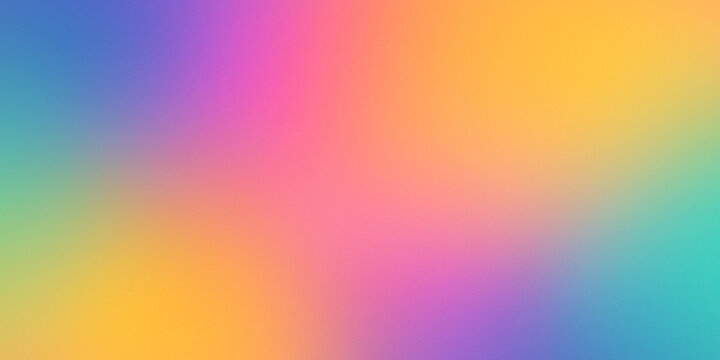 Vibrant Holographic Rainbow Gradient Background - Seamless Colorful Abstract Backdrop for Modern Designs