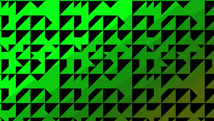 Abstract illustration patterns mosaic background with doble UHD 4K resolution to possible use with animation.