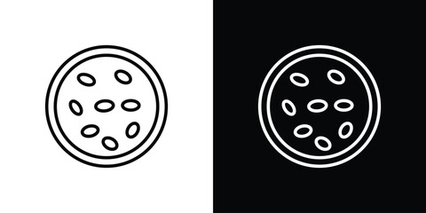 Leukemia icon logo element. Vector illustration. EPS10