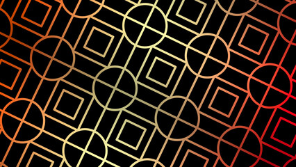 Abstract illustration patterns mosaic background with doble UHD 4K resolution to possible use with animation.