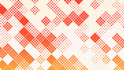Abstract illustration patterns mosaic background with doble UHD 4K resolution to possible use with animation.