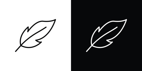 Light weight icon logo element. Vector illustration. EPS10