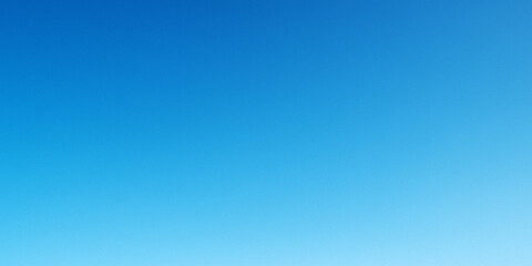 Bright Blue Sky Gradient Background - Smooth Blurry Clear Day Illustration for Tranquil Themes