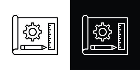 Prototyping icon logo element. Vector illustration. EPS10