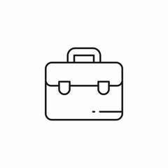 business briefcase work icon sign vector