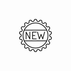 new label sticker icon sign vector