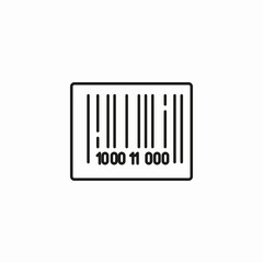 product barcode symbol icon sign vector