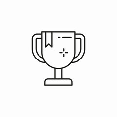 winner award trophy icon sign vector