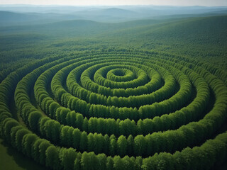 Spiral Forest Pattern