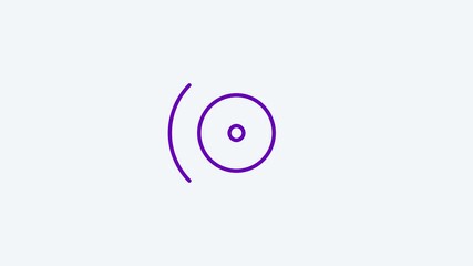 Animated Sensor icon concept - Powered by Adobe