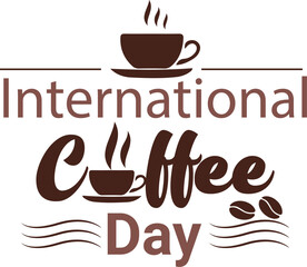 International Coffee Day Celebration Design