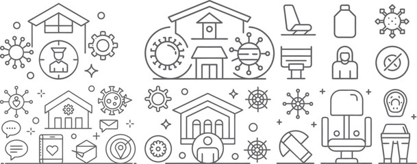 COVID-19 Safety Measures in Workplaces, Homes, and Public Spaces