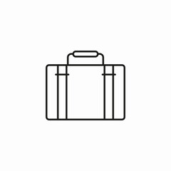 briefcase bag icon sign vector