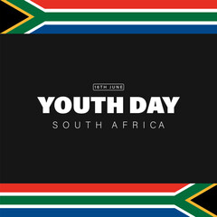 Celebrate South Africa Youth Day with a vibrant background design inspired by unity, culture, and empowerment. Ideal for posters, social media, and educational content.
