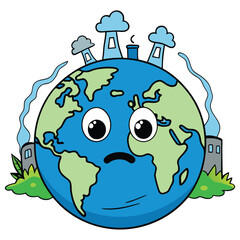 The Earth is Suffering A Visual Representation of Environmental Pollution