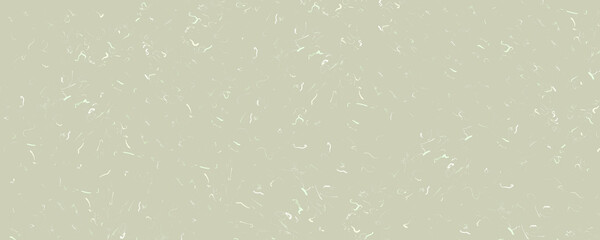 A speckled, neutral-toned background with small, curved white marks scattered across the surface.