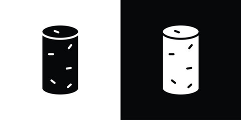 Cork wine icon silhouette vector flat illustration design pack.