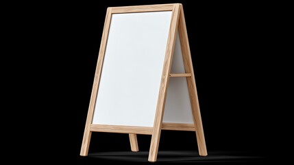 Blank Aframe Signboard Mockup.