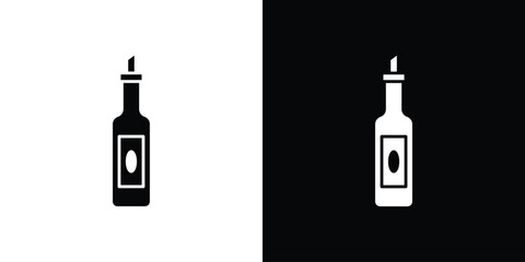 Olive oil icon silhouette vector flat illustration design pack.