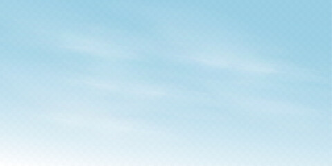 Gentle Morning Sky with Soft White Clouds and Transparent Blue Gradient Atmosphere for Peaceful, Dreamy, and Calm Background Design or Natural Scene