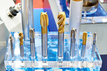 Taps for internal threading isolated white
