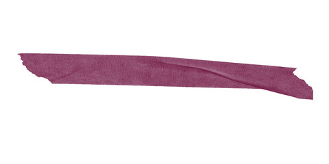 Flat pastel purple duct tape strip on transparent background – minimal soft sticky element for crafting, scrapbooking, design layouts, or collage art.
