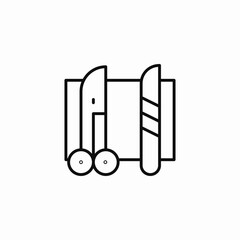 medical surgical tools icon sign vector