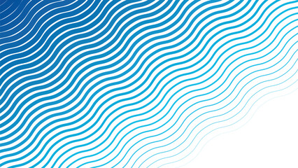 Sky blue stripes wavy line pattern background for modern abstract fabric wallpaper and digital design