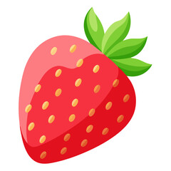 Fototapeta premium vector illustration of a strawberry