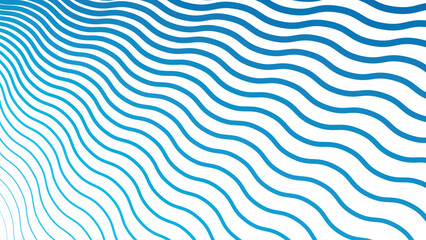 Sky blue stripes wavy line pattern background for modern abstract fabric wallpaper and digital design
