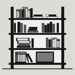 bookshelf with books