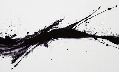 Ink dispersing in water creates mesmerizing patterns of chaos
