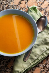 Sopa casera de calabaza