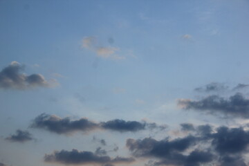 blue sky and white cloud