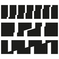 Piano keys icon. Musical keyboard symbol. Instrument notes vector. Music scale emblem.