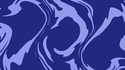 Abstract background with a dynamic liquid marble texture in deep blue and purple. A moody and sophisticated design with an intense, fluid paint-like motion.
