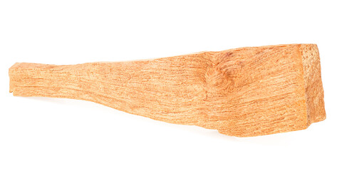 Holy wood - Palo Santo incense wood stick isolated on a white background. Bursera Graveolens.