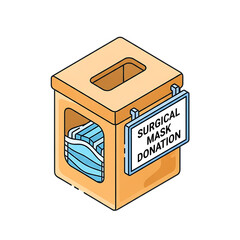 Donation bin for surgical supply recycling.