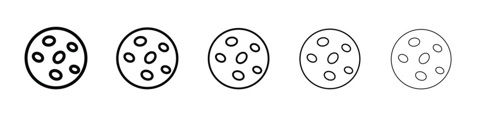 Thalassaemia icon vector in editable stroke linear pictogram