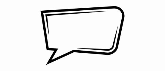 Speech bubble, communication icon, message, conversation balloon, chat, dialogue, frame