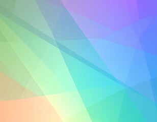 Obraz premium Abstract Pastel Geometric Background with Triangles