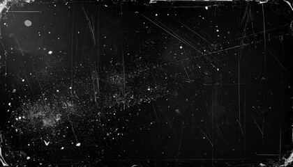 Dark Grunge Texture with White Noise and Scratches