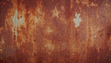 Fototapeta premium Rusty texture on a weathered metal wall