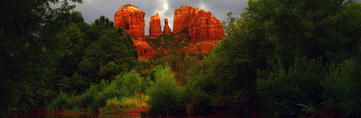 Panorama Red Rock Country surrounding Sedona Arizona