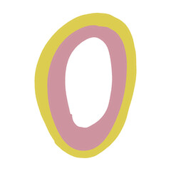 hand drawing unique ugly abjad font 